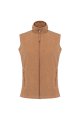 Dames Fleece bodywarmer Kariban K906 CAMEL HEATHER